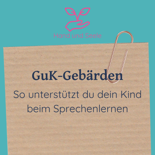 Beitragsbild zum Artikel "GuK-Gebärden. So unterstützt du dein Kind beim Sprechenlernen"