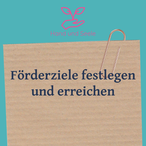 Beitragsbild zum Artikel "Förderziele festlegen und erreichen"