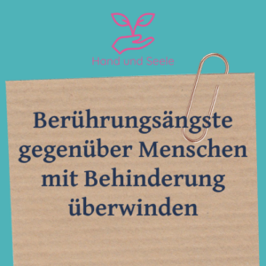 Beitragsbild zum Artikel "Berührungsängste gegenüber Menschen mit Behinderung abbauen"